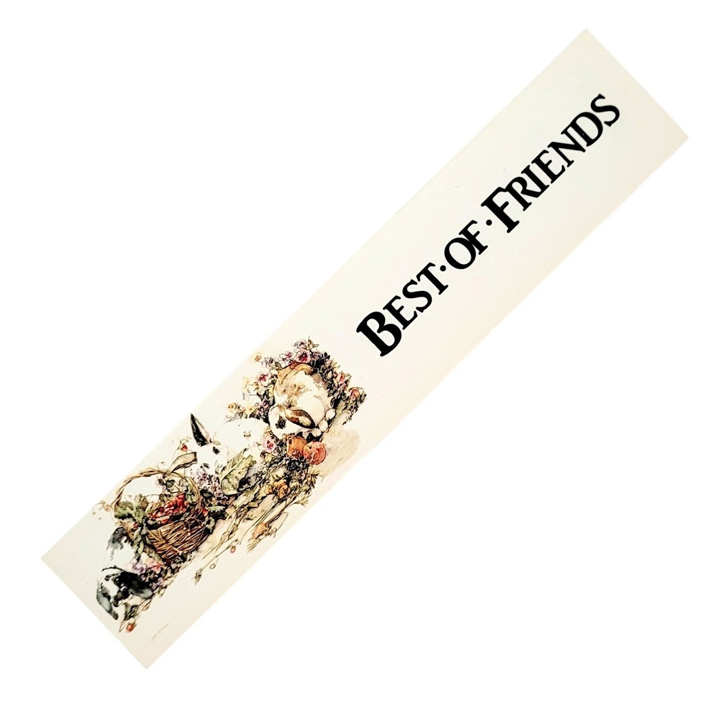 Vintage 90s Kitchen Measurements Bookmark Darlene Glantz Skees Best Friends 1993
